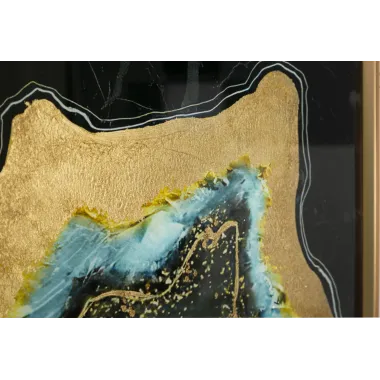 Płyta szklana z ramą DARKY 60x3,5x90 cm